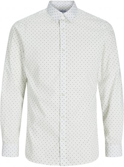 Jack & Jones JOE Dress Shirt LS White - Särgid - Meeste suured särgid 2XL – 8XL