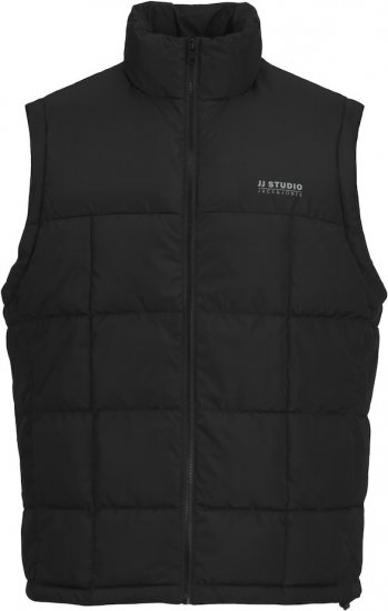 Jack & Jones BEN Square Quilted Bodywarmer Black - Jakid - Joped, suured suurused: 2XL – 12XL