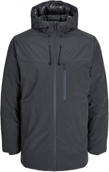Jack & Jones PAYNE Windproof Parka Dark Grey - Jakid ja joped - Joped, suured suurused: 2XL – 12XL
