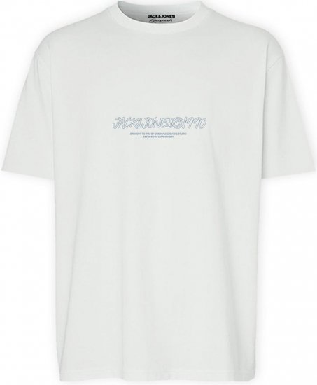 Jack & Jones JORBRONX T-Shirt White - T-särgid - Suured T-särgid 2XL – 14XL