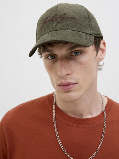 Jack & Jones Base Corduroy Cap Dusty Olive - Aksessuaarid - 