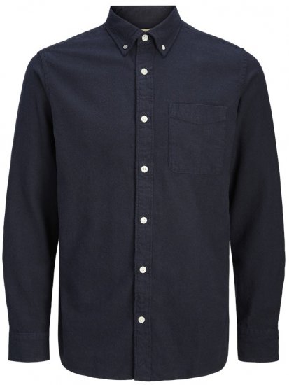 Jack & Jones Brook Twill Long Sleeve Shirt Dark Navy - Särgid - Meeste suured särgid 2XL – 8XL