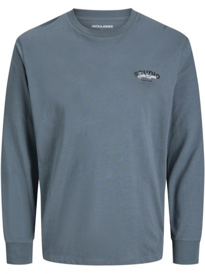 Jack & Jones Yuki Crew Neck Sweatshirt Stormy Weather - Sviitrid ja dressipluusid - Meeste suured kapuutsiga jakid suurustes 2XL – 14XL