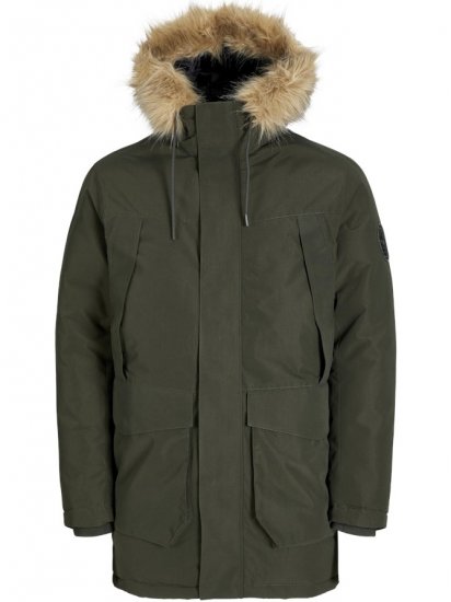 Jack & Jones Camp Faux Fur Parka Rosin - Jakid ja joped - Joped, suured suurused: 2XL – 12XL