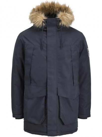 Jack & Jones Camp Faux Fur Parka Dark Navy - Jakid ja joped - Joped, suured suurused: 2XL – 12XL