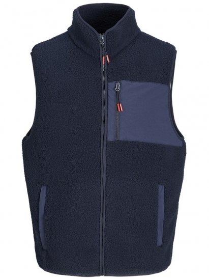 Jack & Jones Thatcher Fleece Vest Sky Captain - Vestid - Vestid suurtes suurustes
