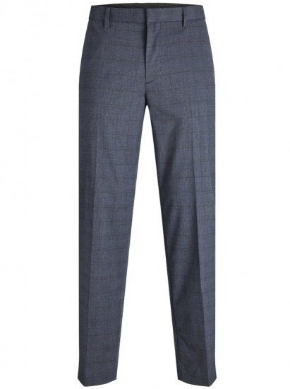 Jack & Jones Harry Pedro Formal Check Trousers Dark Navy - Teksad ja püksid - Meeste suured teksad W40 – W70
