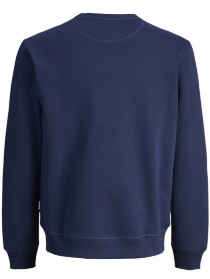 Jack & jones Norrebro Crew Neck Sweatshirt Ocean Cavern - Sviitrid ja dressipluusid - Meeste suured kapuutsiga jakid suurustes 2XL – 14XL