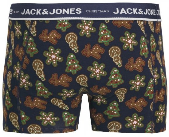 Jack & Jones Gingerbread Trunks 3-Pack Black - Aluspesu ja ujumisriided - Aluspesu 2XL-8XL