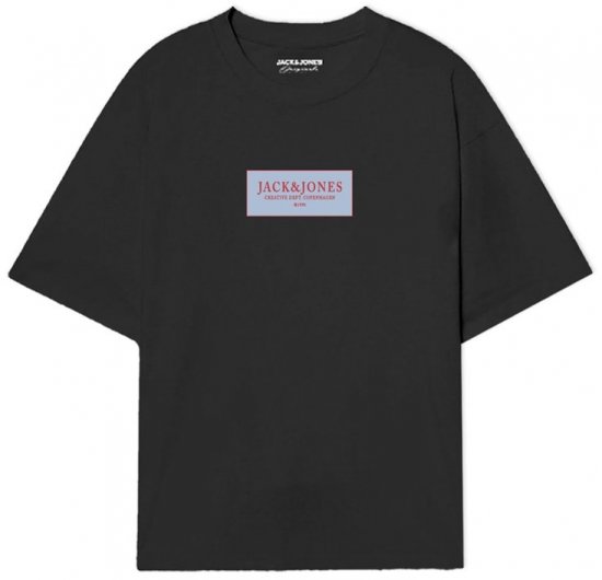 Jack & Jones Greene Crew Neck T-Shirt Black - T-särgid - Suured T-särgid 2XL – 14XL