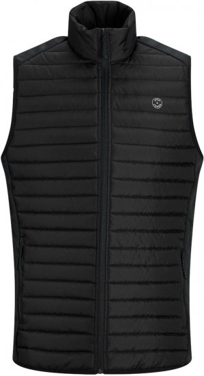 Jack & Jones MULTI BODYWARMER With COLLAR Black - Jakid - Joped, suured suurused: 2XL – 12XL
