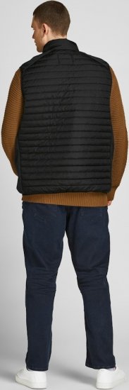 Jack & Jones MULTI BODYWARMER With COLLAR Black - Jakid ja joped - Joped, suured suurused: 2XL – 12XL