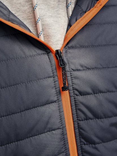 Jack & Jones MULTI QUILTED SET-IN Sleeves Jacket Grey Melange - Jakid ja joped - Joped, suured suurused: 2XL – 12XL