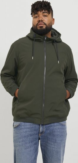 Jack & Jones BASIC Water-Resistant Softshell Jacket Green - Jakid ja joped - Joped, suured suurused: 2XL – 12XL