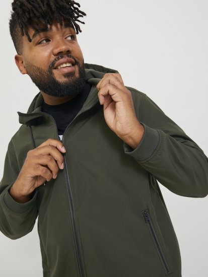 Jack & Jones BASIC Water-Resistant Softshell Jacket Green - Jakid ja joped - Joped, suured suurused: 2XL – 12XL