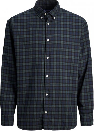 Jack & Jones JORCOZY FLANNEL CHECK SHIRT LS navy - Särgid - Meeste suured särgid 2XL – 8XL