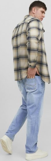 Jack & Jones MIKE JORIGINAL SQ 330 Jeans Blue Denim - Teksad ja püksid - Meeste suured teksad W40 – W70