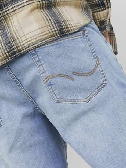 Jack & Jones MIKE JORIGINAL SQ 330 Jeans Blue Denim - Teksad ja püksid - Meeste suured teksad W40 – W70