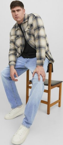 Jack & Jones MIKE JORIGINAL SQ 330 Jeans Blue Denim - Teksad ja püksid - Meeste suured teksad W40 – W70