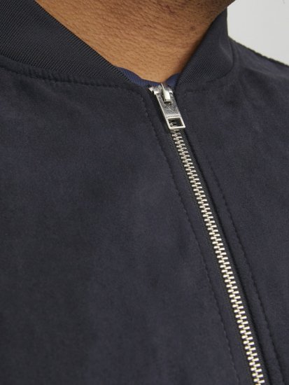 Jack & Jones ROCKY Faux Suede Bomber Jacket Jet Black - Jakid ja joped - Joped, suured suurused: 2XL – 12XL