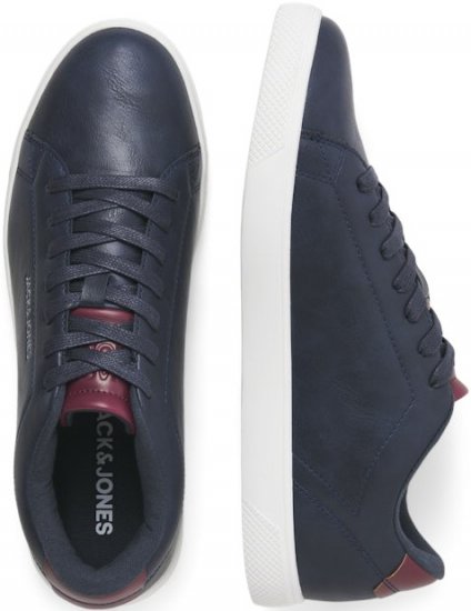 Jack & Jones Bosley Sneakers Navy Blazer/Red Dahlia - Meeste jalatsid 40-52 - Meeste jalatsid suurustes 40-52