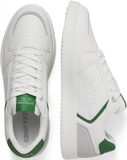 Jack & Jones Ealing 7992 Sneakers White/TREKKING GREEN - Meeste jalatsid 40-52 - 