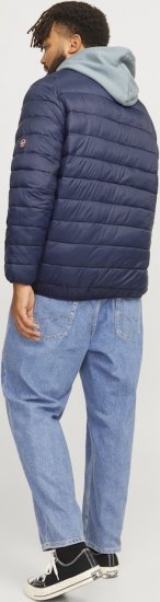 Jack & Jones SPRINT True Red Stitches Quilted Collar Jacket Navy Blazer - Jakid ja joped - Joped, suured suurused: 2XL – 12XL