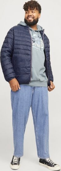 Jack & Jones SPRINT True Red Stitches Quilted Collar Jacket Navy Blazer - Jakid ja joped - Joped, suured suurused: 2XL – 12XL