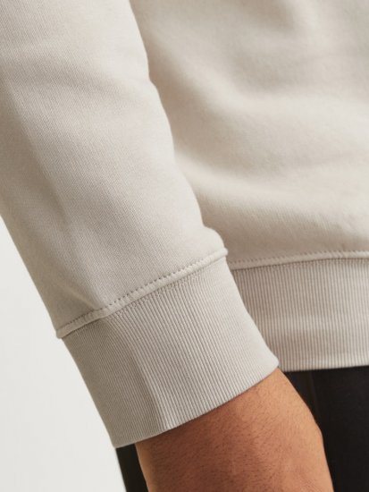 Jack & Jones LEGACY 2 Color Hoodie Beige - Sviitrid ja dressipluusid - Meeste suured kapuutsiga jakid suurustes 2XL – 14XL