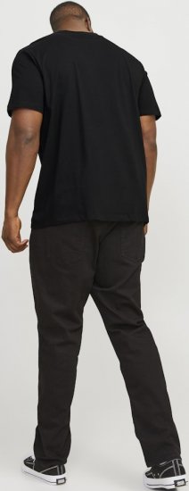Jack & Jones JJEBRADLEY T-Shirt Black - T-särgid - Suured T-särgid 2XL – 14XL