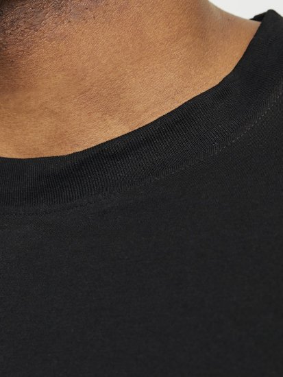 Jack & Jones JJEBRADLEY T-Shirt Black - T-särgid - Suured T-särgid 2XL – 14XL