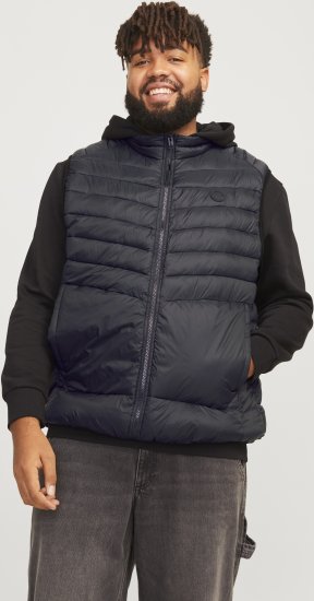 Jack & Jones SPRINT BODYWARMER With Collar Black - Jakid ja joped - Joped, suured suurused: 2XL – 12XL