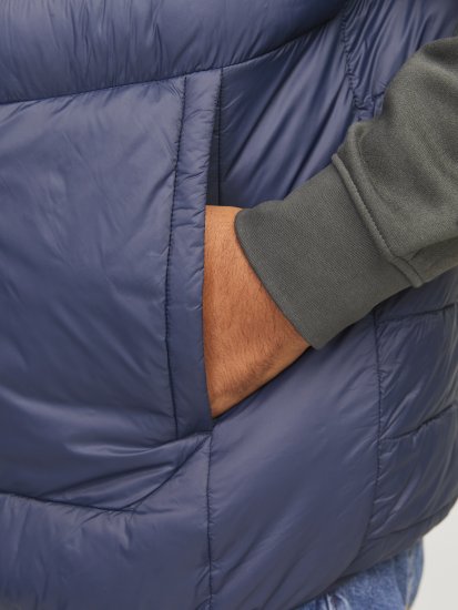 Jack & Jones SPRINT True Red Stitches BODYWARMER Navy Blazer - Jakid ja joped - Joped, suured suurused: 2XL – 12XL