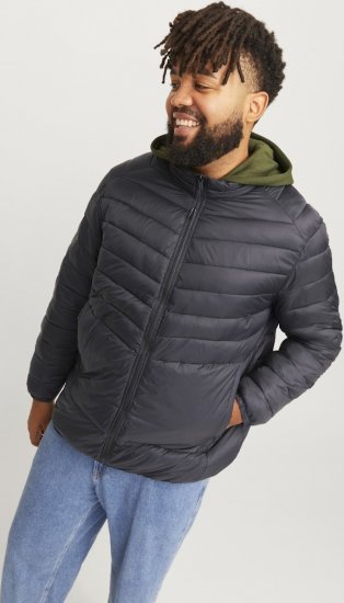 Jack & Jones SPRINT Quilted Collar Jacket Black - Jakid ja joped - Joped, suured suurused: 2XL – 12XL