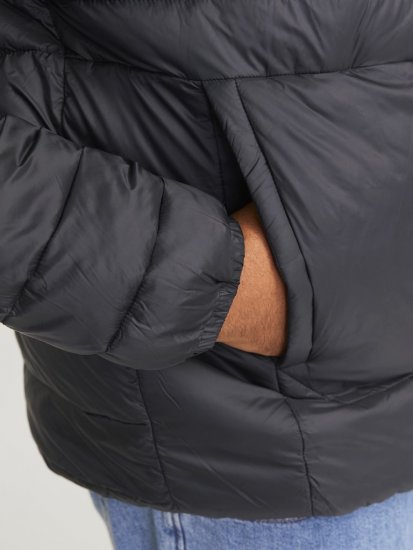 Jack & Jones SPRINT Quilted Collar Jacket Black - Jakid ja joped - Joped, suured suurused: 2XL – 12XL