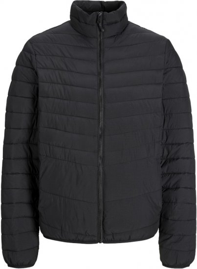 Jack & Jones STATE Puffer Jacket With Collar Black - Jakid ja joped - Joped, suured suurused: 2XL – 12XL