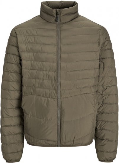 Jack & Jones STATE Puffer Jacket With Collar Brown - Jakid ja joped - Joped, suured suurused: 2XL – 12XL