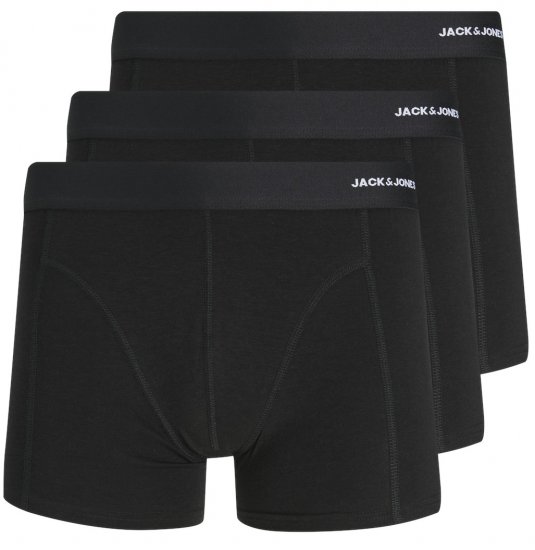 Jack & Jones BASIC BAMBOO Trunks 3-Pack Black - Aluspesu ja ujumisriided - Aluspesu 2XL-8XL