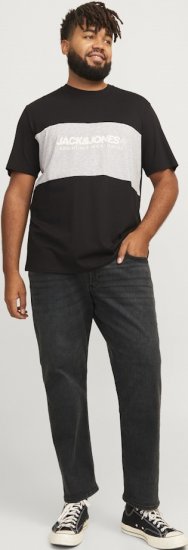 Jack & Jones GLENN ORIGINAL CB 772 Black Denim - Teksad ja püksid - Meeste suured teksad W40 – W70