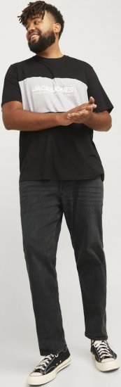 Jack & Jones GLENN ORIGINAL CB 772 Black Denim - Teksad ja püksid - Meeste suured teksad W40 – W70