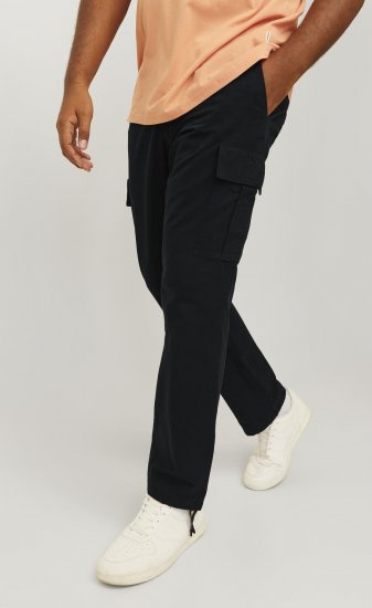 Jack & Jones JPSTKANE JJBARKLEY Cargopants Black - Teksad ja püksid - Meeste suured teksad W40 – W70