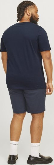 Jack & Jones CORP Logo Play 5 T-Shirt Navy Blazer - T-särgid - Suured T-särgid 2XL – 14XL