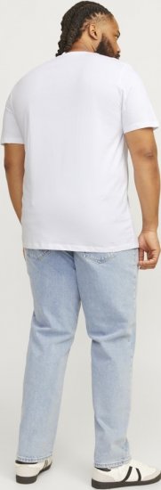 Jack & Jones CORP Logo Play 5 T-Shirt White - T-särgid - Suured T-särgid 2XL – 14XL