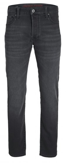 Jack & Jones JJIMIKE JJICON I.K. SQ 028 Jeans Black Denim - Teksad ja püksid - Meeste suured teksad W40 – W70