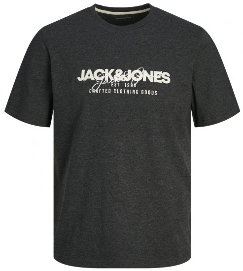 Jack & Jones JJALVIS T-Shirt Black - T-särgid - Suured T-särgid 2XL – 14XL
