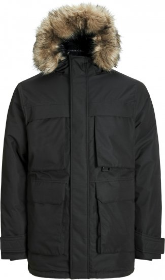 Jack & Jones STAR Parka Black - Jakid - Joped, suured suurused: 2XL – 12XL