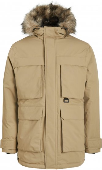 Jack & Jones STAR Parka Beige - Jakid - Joped, suured suurused: 2XL – 12XL