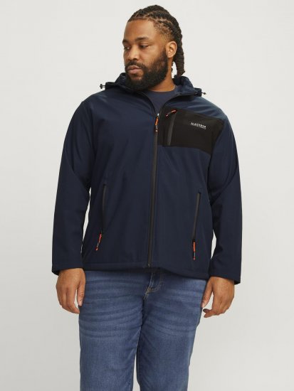 Jack & Jones JJTAYLOR Softshell Jacket Navy Blazer - Jakid ja joped - Joped, suured suurused: 2XL – 12XL