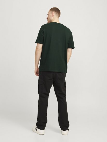 Jack & Jones XMAS Christmas Skull T-Shirt Dark Slate Grey - T-särgid - Suured T-särgid 2XL – 14XL