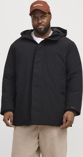 Jack & Jones KEEN Windproof Parka Black - Jakid ja joped - Joped, suured suurused: 2XL – 12XL